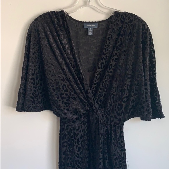 leopard velvet burnout dress Modcloth - Picture 3 of 4